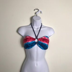 Tie dye swim top